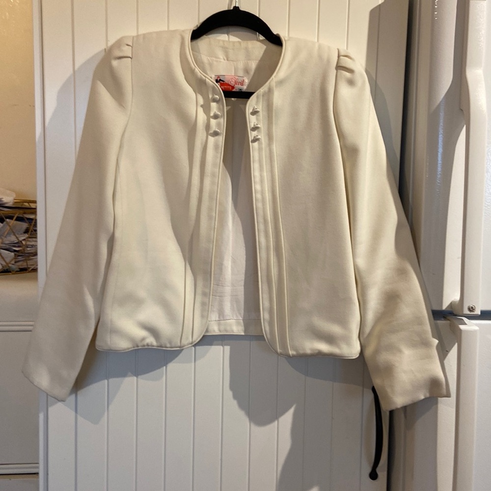 ❤️ HOST PICK ❤️ TRUE VINTAGE sweet puff sleeve blazer S